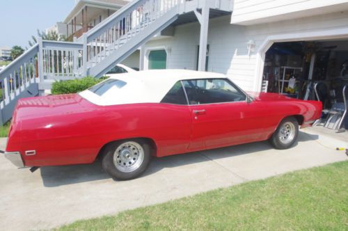 Fun in the sun! 1960 ford galaxie 500 convertible hot red with white top ready !