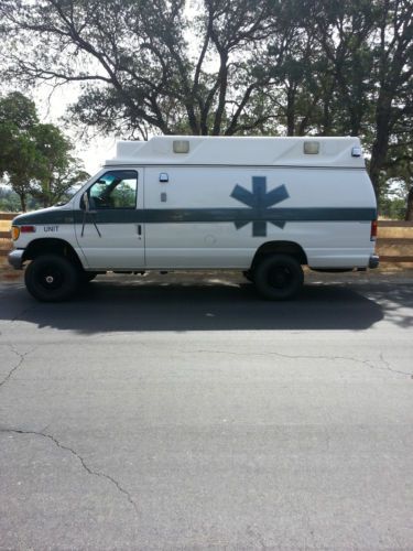 1993 ford e-350 4x4 diesel 7.3l van quigley aev