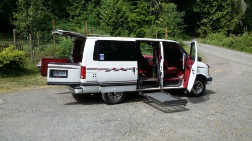 94 gmc safari handicapped wheelchair van