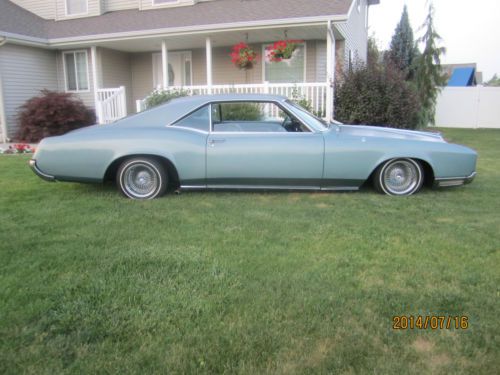 1967 buick riviera, rare 430 big block, hydraulics, custom, spoke rims, bagged