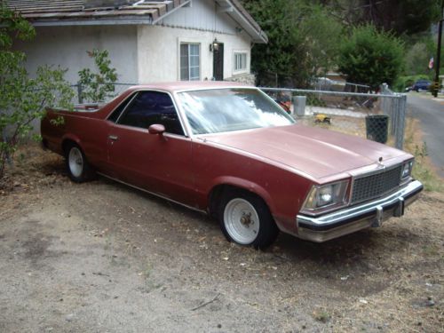 1978 chevrolet el camino base standard cab pickup 2-door 5.7l