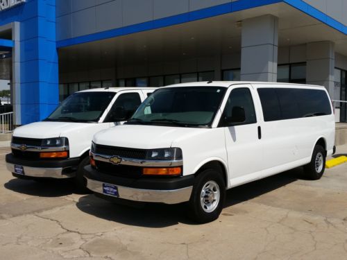 Hail sale 2013 chevy express 3500 lt 15 passenger people moving van