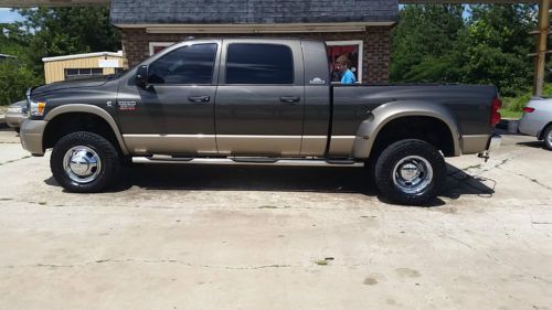 Loaded! 2008 dodge ram 3500 resistol laramie megacab pickup 4-door 6.7l