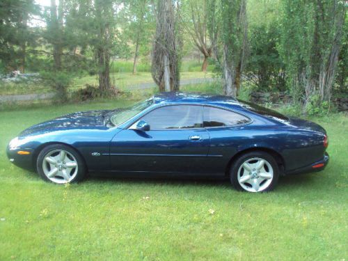 1997 blue jaguar xk8 coupe. 82450 original miles! runs great! excellent look!