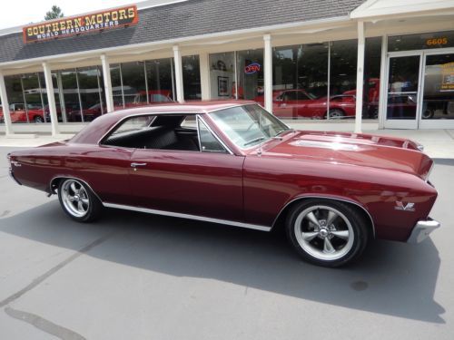 1967 chevrolet chevelle ss madeira maroon 396 muncie 4 speed 12 bolt true ss