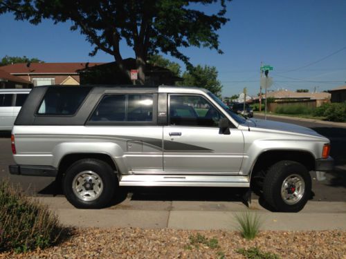 1989 toyota 4-runner first generation low milage (silver w/black top)