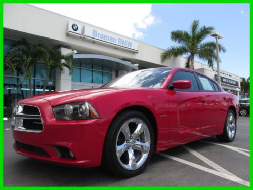 12 redline pearl 3 coat rt 5.7l v8 hemi *chrome clad wheels *blind spot warning