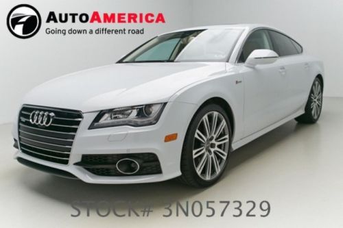 2013 audi a7 3.0 prestige awd 21k  nav rear cam sunrf night vis bose 1 owner