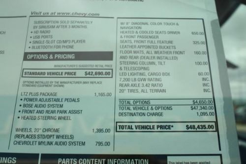 2014 Chevrolet Silverado 1500 2LZ, US $42,829.00, image 14