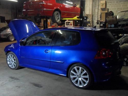 08 vw r32 dbp dsg front impact runs well wrecked rebuildable salvage dual clutch