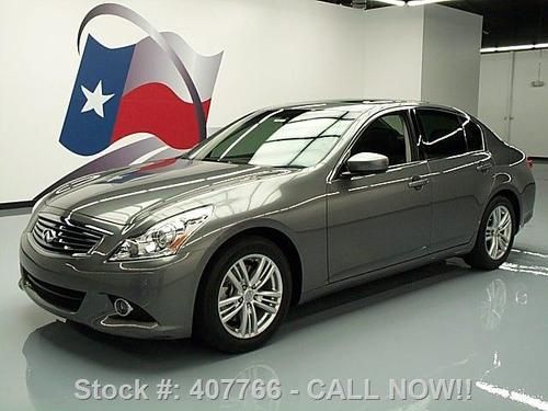 2010 infiniti g37 journey prem sunroof nav rear cam 24k texas direct auto