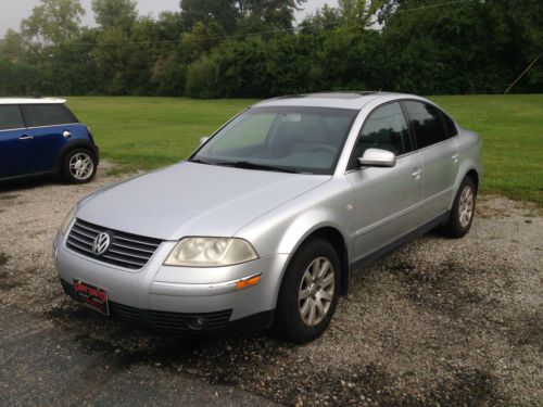 2002 volkswagon passat gls silver