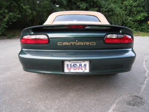 1995 polo green camaro convertible mint 34k original miles!