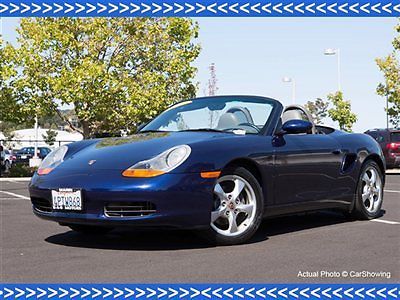 2001 porsche boxster: exceptionally clean, offered by authorized mercedes dealer