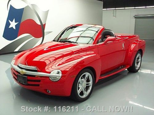 2005 chevy ssr reg cab convertible hard top leather 30k texas direct auto