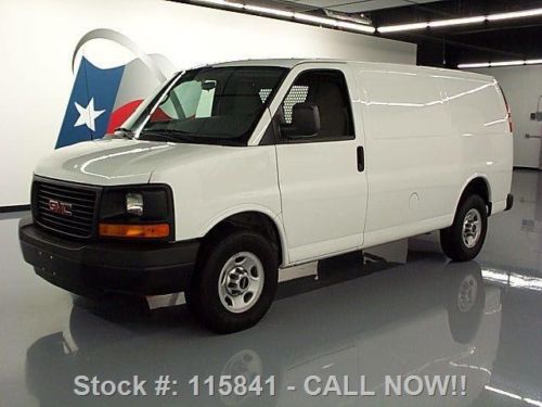 2011 gmc savana 2500 cargo van cruise ctl partition 60k texas direct auto