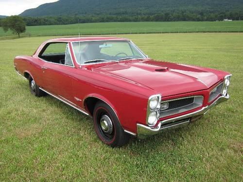 1966 gto coupe 4 speed phs buildsheet