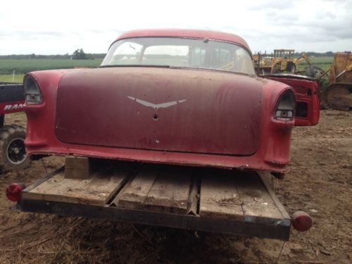 1955 chevy 2 door hard top bel air