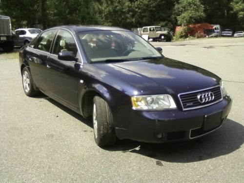 2003 audi a6 quattro base sedan 4-door 3.0l parts or repair
