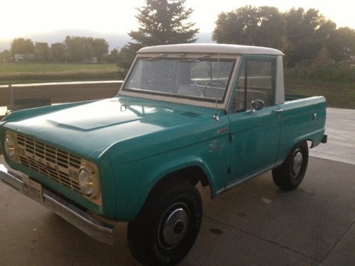 Early ford bronco half cab