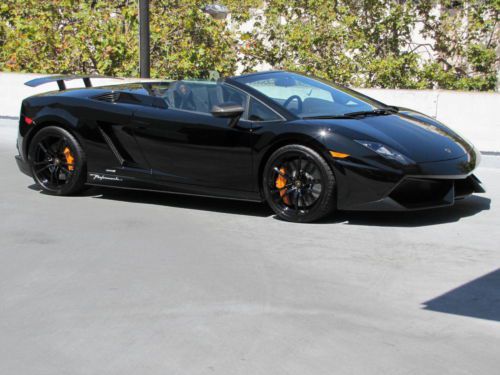 Lamborghini gallardo spyder performante black low miles