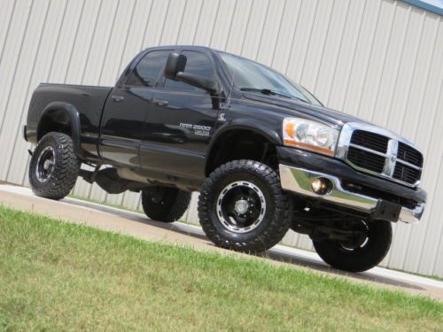 06 ram 2500 slt (5.9l) cummins diesel h.o 4x4 lifted carfax trade-in jl -subs tx