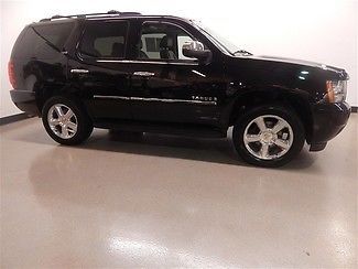 2009 black ltz chrome dvd sunroof back up camera leather 4x4 gps heated seats