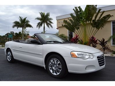 Florida convertible limited leather heated seats chrome clean carfax low miles
