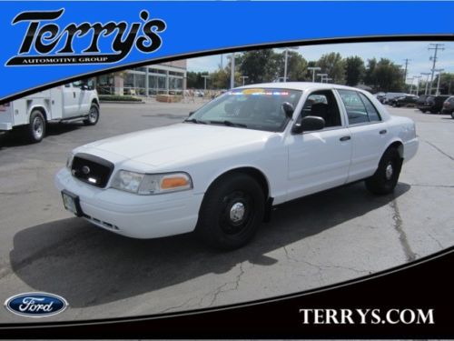 2008 ford crown victoria police interceptor sedan 4-door with lights &amp; sirens