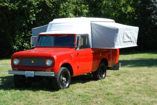 1964 scout 80 camper 4x4 warn overdrive campermobile prototype rare ih classic