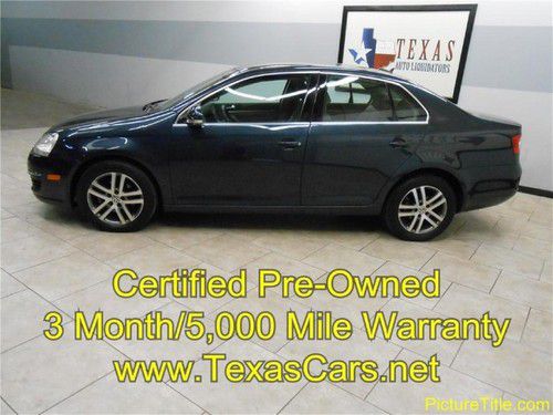 06 jetta tdi diesel 45mpg leather sunroof certified warranty we finance