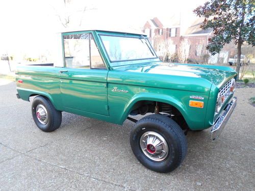 Rare bronco factory half cab professionally restored 1 of 1500 produced