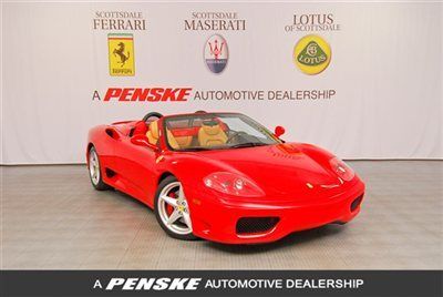 2002 ferrari 360 f1 spider-recent major service-shields-calipers- like 2003