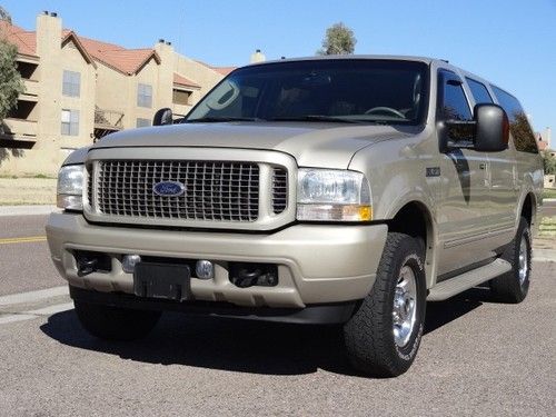 ***no reserve*** 2004 excursion limited 4x4  tv/dvd quad bucket super clean!!!