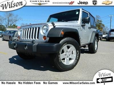 3.8l jeep wrangler 4x4 x off road soft top clean fender flares auto tow package