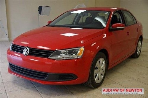 2012 red vw jetta se auto low miles 34k leather remote keyless clean car