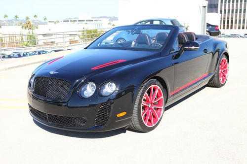 2012 continental supersports convertible isr