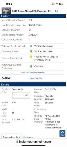 2018 Toyota Sienna, US $9,800.00, image 9