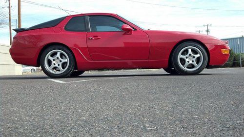 1992 porsche 968 gorgeous guards red 6 speed coupe