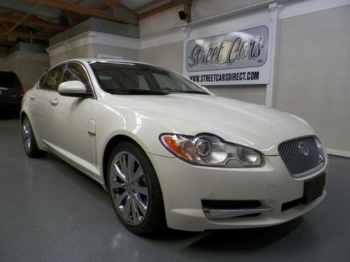 2010 jaguar xf premium luxury porcelain white x-cln