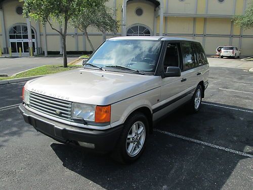 1999 range rover 4.6 hse sport utility 4x4 fl truck 1 owner low reserve like new
