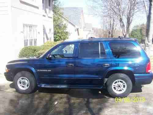 2000 dodge dakota SLT 5.2L - Blue Leather 3rd Seat 105K miles, US $4,875.00, image 2