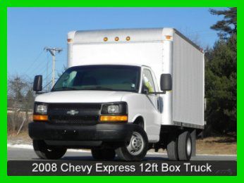 2008 chevrolet express cutaway drw 12ft box 4.8 v8 vortec gas w/tommy lift gate