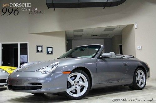 2003 porsche 911 carrera 4 convertible tiptronic only 9k miles perfect serviced$