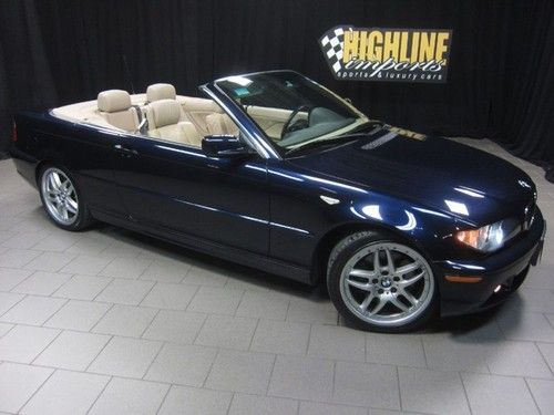 2004 bmw 330cic convertible, hard top, sport , cold &amp; prem pkgs, super clean!!