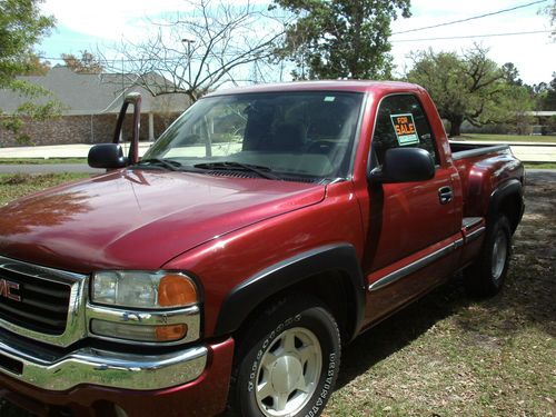 2004 gmc sierra 1500 sle standard cab pickup 2-door 5.3l