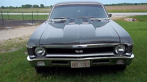 1970 nova ss real american muscle.  (clone) extra special clean no rust....