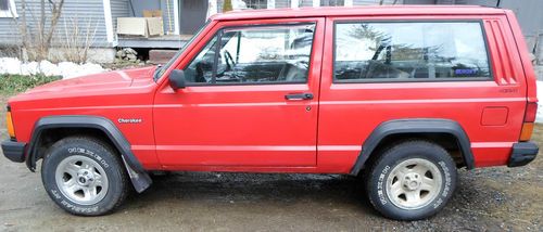 1994 factory right hand drive cherokee    postal jeep