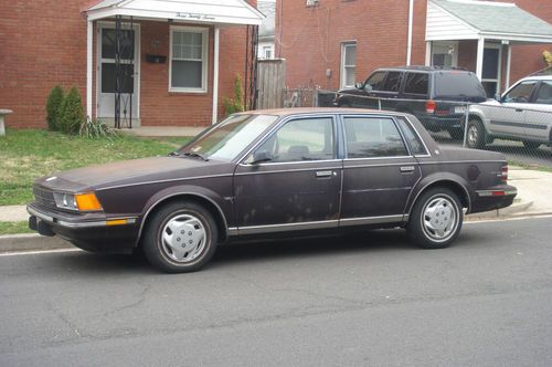 1987 buick century custom 4 door sedan 42,000 miles