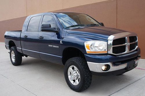 06 dodge ram 3500 mega cab slt 4x4 5.9l cummins diesel short bed 17"